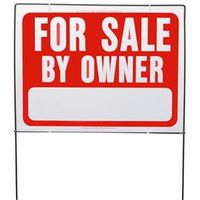6055040 - FOR SALE BY OWNER SIGN/FRAME