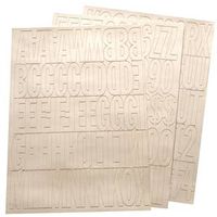 6055198 - 2IN WHITE NUMBER/LETTER SET
