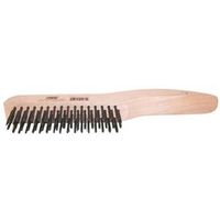 shoe handle wire brush, 10in. x 1 3/8in.