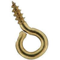 screw eye, 1/2in. brass