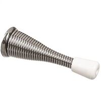spring door stop, 2 13/16in. chrome