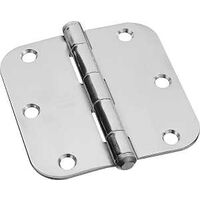 radius hinge 3 1/2in. x 3 1/2in., stainless steel 5/8in.