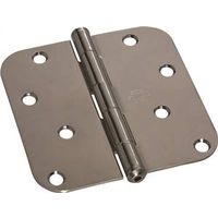  radius hinge 4in. x 4in., stainless steel 5/8in.