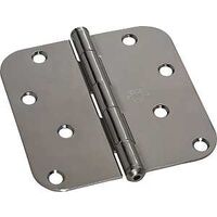  radius hinge 4in. x 4in., stainless steel 5/8in.