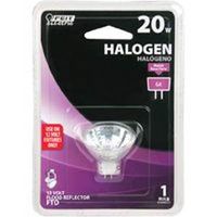 Feit Electric BPFTD Dimmable Halogen Lamp, 20 W, 12 V, MR11, G4, 3000 hr - Case of 6