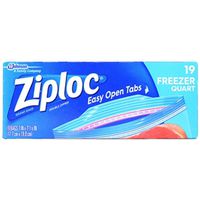 6065148 - QT ZIPLOC FREEZER BAGS