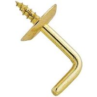 Shoulder Hook, 1/2" Solid Brass