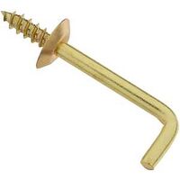 Shoulder Hook, 1 1/2" Brass