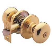 Entry Knob Polished Brass KA3 6 Way Visual Pack