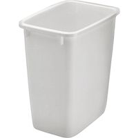 6071153 - 36QT WHT RECTANGLE WASTEBASKET
