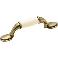 Cabinet Pull with Plastic Insert, 3in.