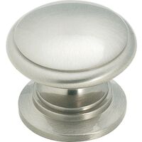 Heritage Knob, 1 1/4in. Satin Chrome