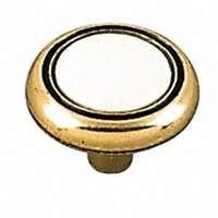 Royal Family Knob with Plastic Insert, 1 1/4in.