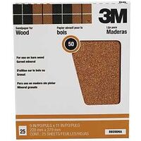 9in. x 11in. garnet sandpaper 50d   