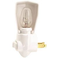 6088652 - WHITE NIGHTLIGHT W/SWITCH