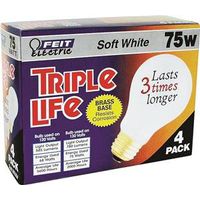 soft white bulbs, 75 watt   