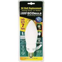 cylinder chandelier soft white ecobulb, 12 watt