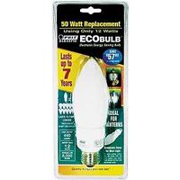 cylinder chandelier soft white ecobulb, 12 watt