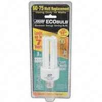 triple tube soft white ecobulb, 16 watt