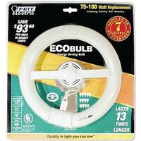 Circle Flourescnt Adapter with Lamp, 22 Watt 