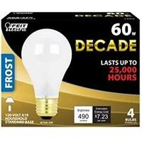 frost bulb, 60 watt      