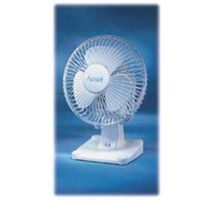 oval oscillating table fan, 8in.  