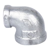 6100895 - 3/4X3/8 GALV 90DEG RED ELBOW