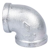 1 1/2in. x 1 1/4in. galvanized 90 degree ell