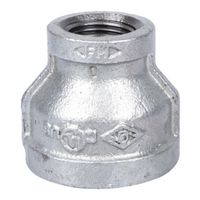 World Wide Sourcing 24-1X1/2G Galvanized Red Coupling