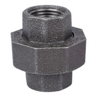 Worldwide Sourcing 34B-1/2B Black Pipe Ground Joint Union