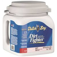 exterior latex paint, 1 gal flat white