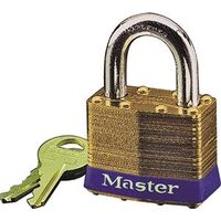 1 3/4in. 4 Pin Tumbler Brass Padlock