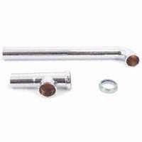 chrome end out waste, 1 1/2in. x 16in. 