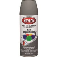 krylon spray paint, 12 oz smoke gray
