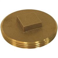 cleanout plug brass, 3in.      