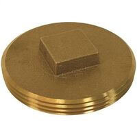 cleanout plug brass, 3in.      