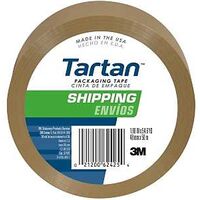 Package Sealing Tape, 1.89in. x 54.6 Yds Tan