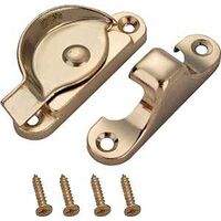 Zinc Sash Lock, Polished Brass, 2 1/2in.