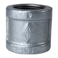 Worldwide Sourcing 21-1/2G Galvanized Pipe Malleable Coupling
