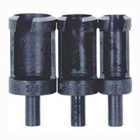 plug cutter set, 3 pc