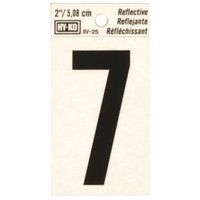 reflective vinyl number, #7