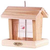 ez-fill 3lb redwood bird feeder