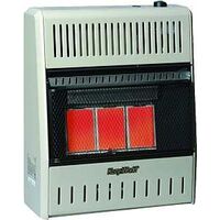 heater-3 plaque with t-stat natural gas 
