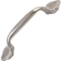 brushed nickel pull, 3in.