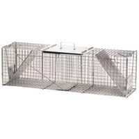 animal cage trap, 42in. x 10in. x 13in.