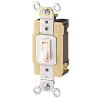6130579 - TOGGLE GROUNDED 4 WAY - ALMOND