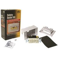 gfci receptacle cover, white