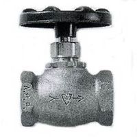compression straight stop valve, 3/4in.