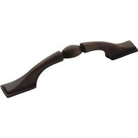 Egg Cabinet Pull, 3in. Antique Rust