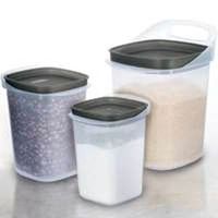 durable food canister set, 6 pc